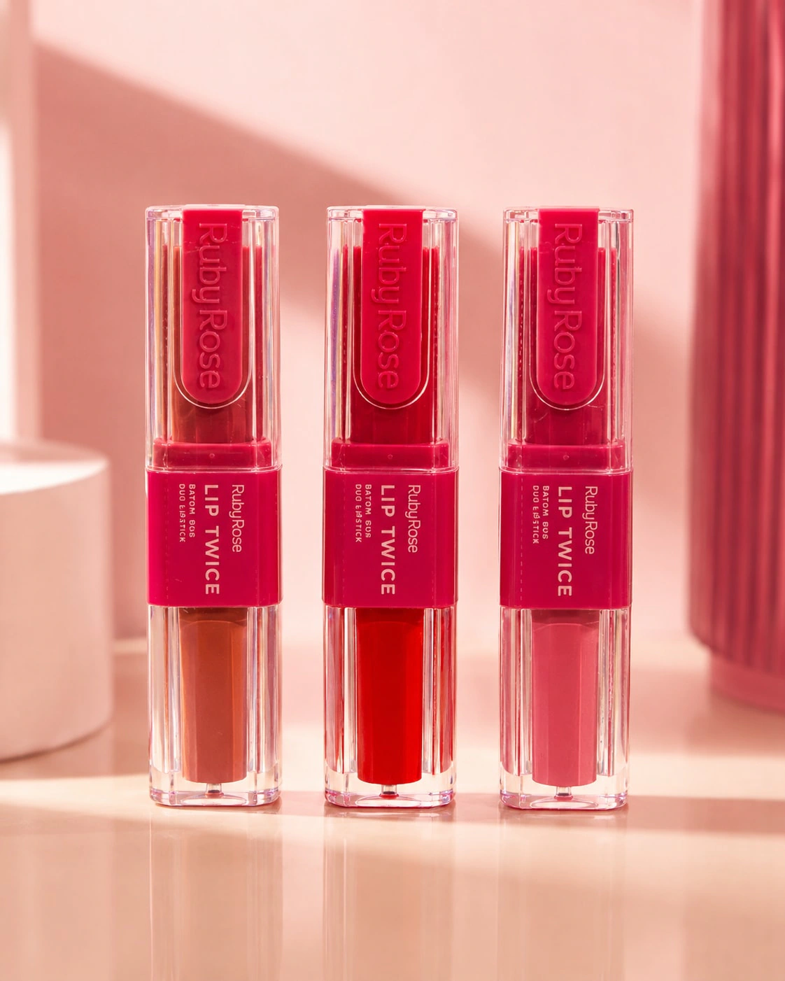 Batom Duo Kiss Ruby Rose