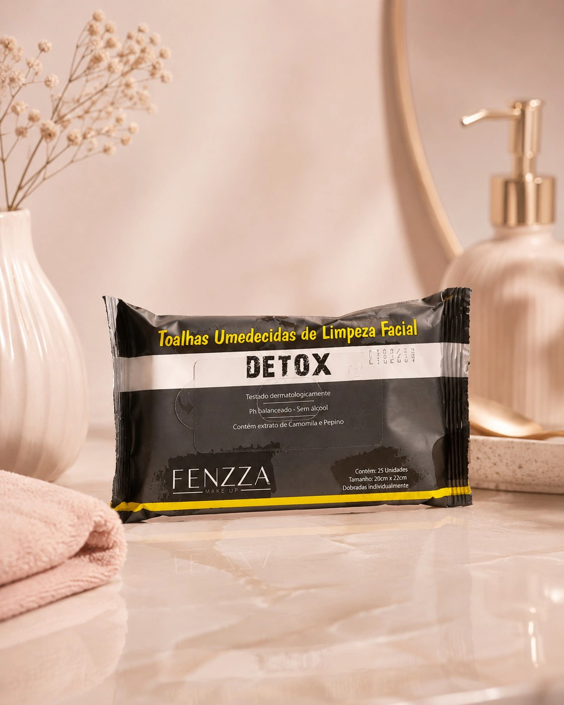 Toalhas Umedecidas Detox Fenza