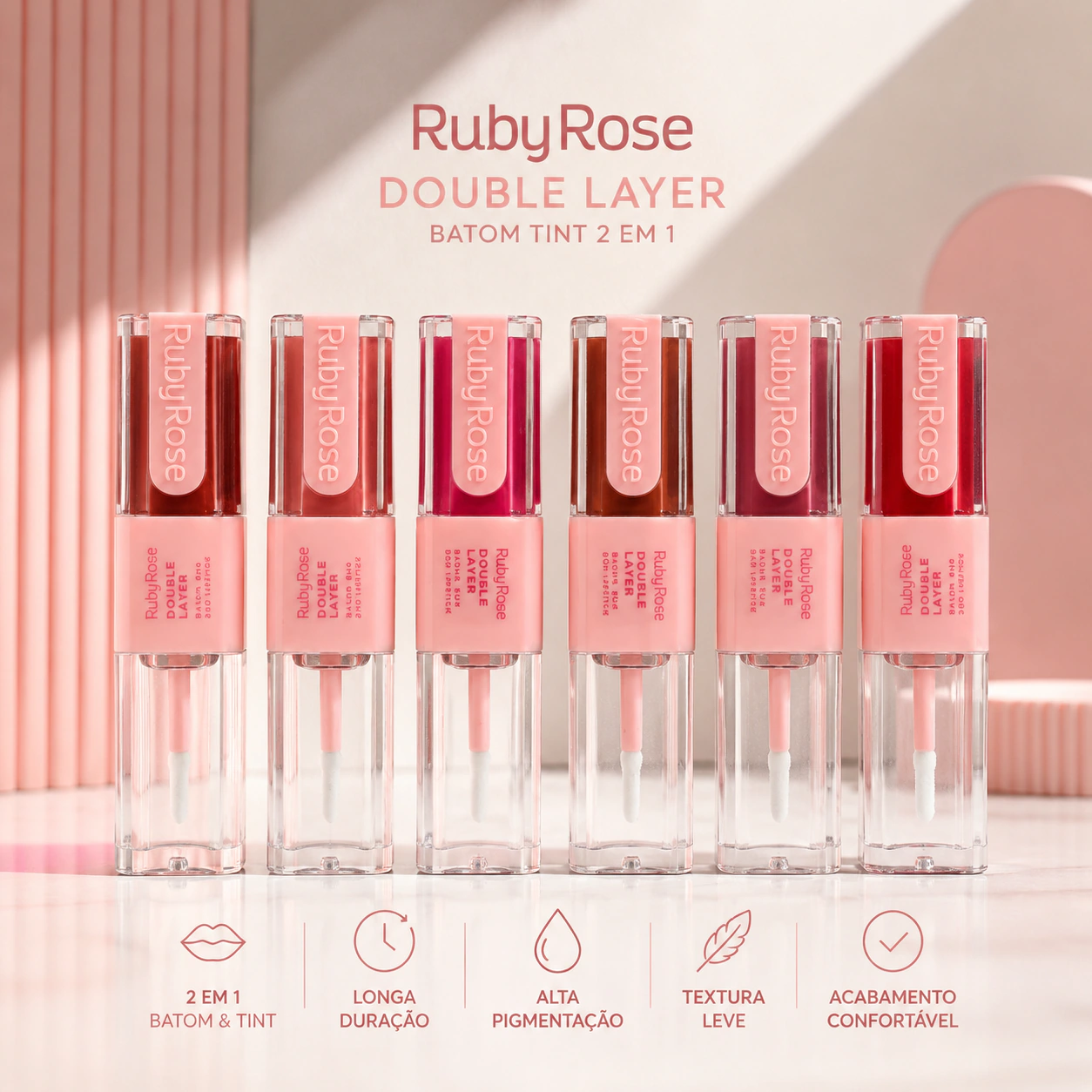 Batom Duo Wonder Ruby Rose