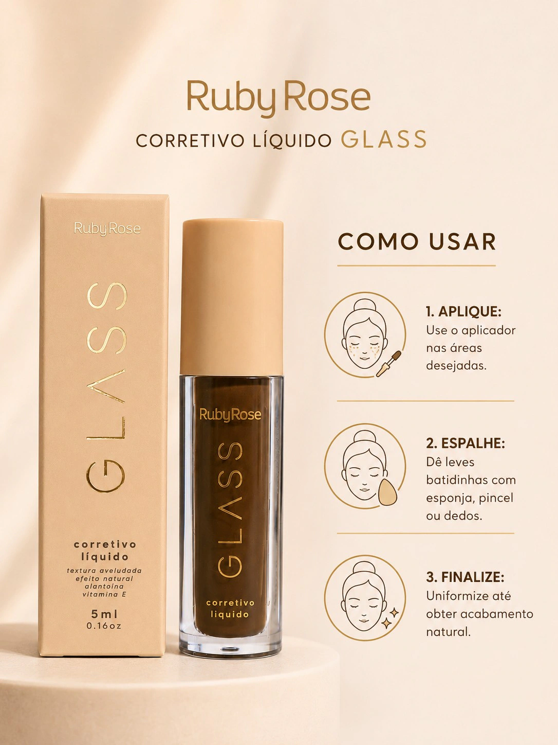 Corretivo Líquido Blow Ruby Rose